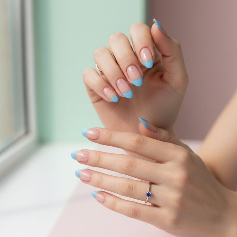 Sky Blue French Tip 1.5: The Viral Nail Trend Explained sky-blue-french-tip-1.5